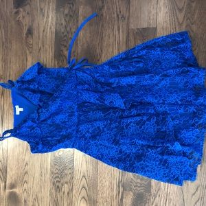 Royal blue boutique dress